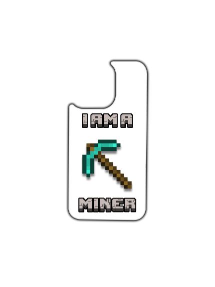 Placa MagChange pentru Apple iPhone 16 — design I Am A Miner