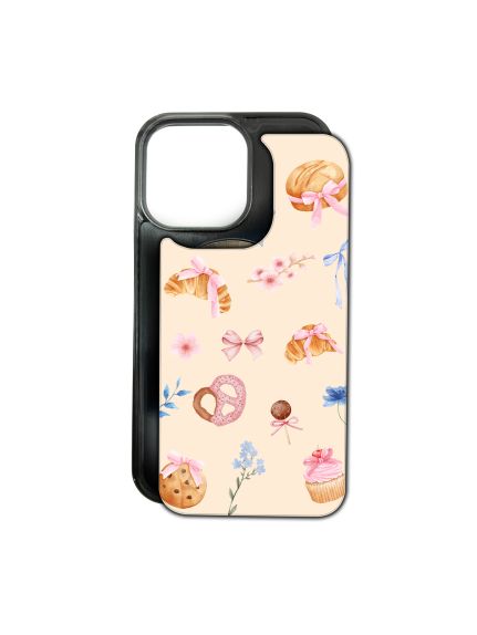 Husa MagChange pentru iPhone 14 — design Sweet Treats, Black