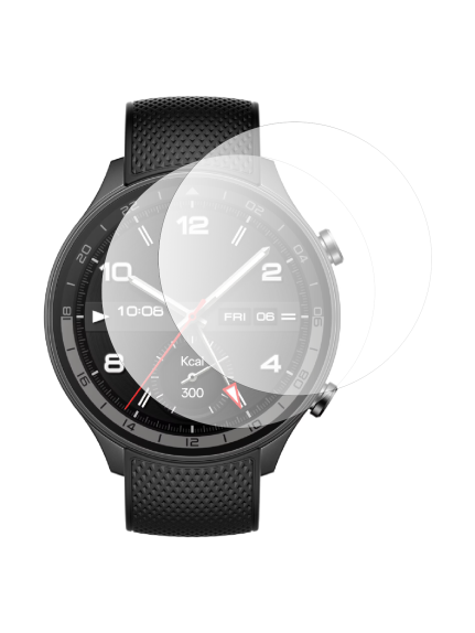 Set 2 folii protectie pentru Samsung Galaxy Watch6 44mm, ClearShield, NanoGlass, Full Glue