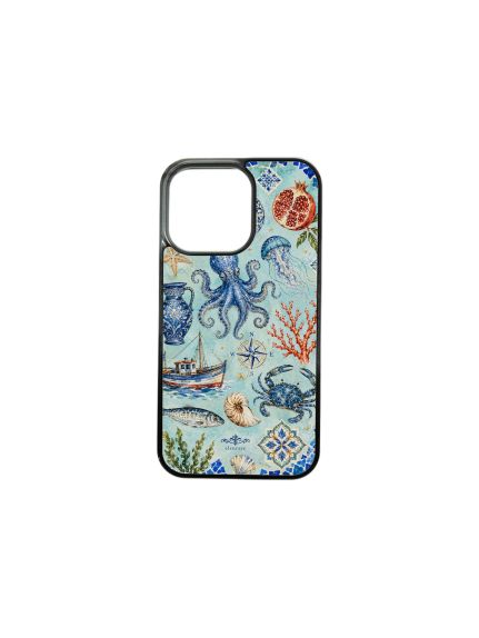 Husa MagChange pentru iPhone 14 Pro Max — design Greek, Black