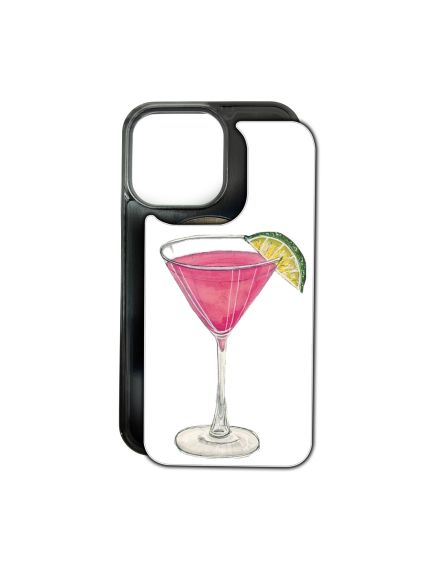 Husa MagChange pentru iPhone 14 — design Cocktail Please, Black