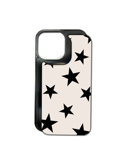 Husa MagChange pentru iPhone 16 — design Black Star, Black