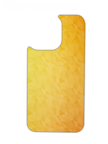 Placa MagChange pentru Apple iPhone 17 Air — design Polygon Yellow