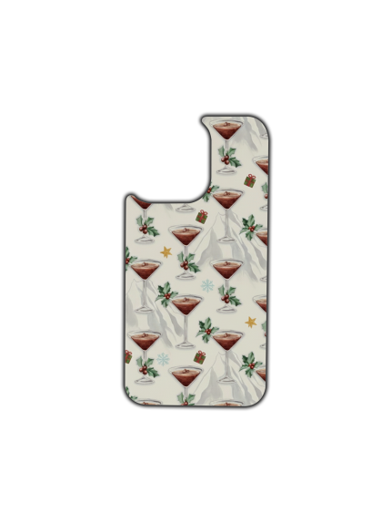 Placa MagChange pentru Apple iPhone 16 Pro — design Winter Cocktails