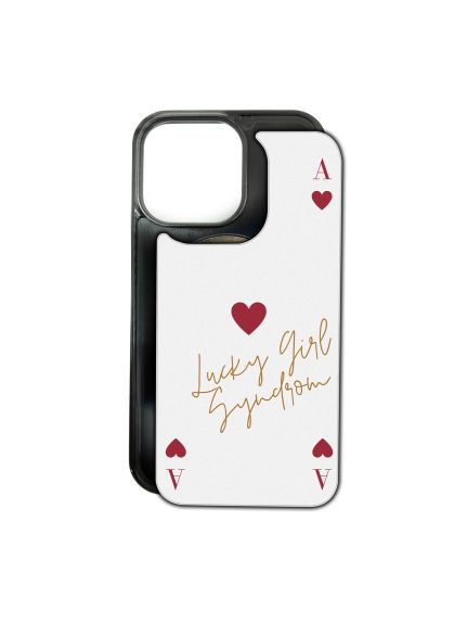 Husa MagChange pentru iPhone 15 — design Lucky Girl, Black