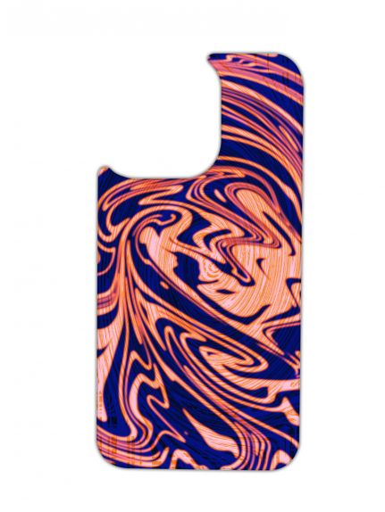 Placa MagChange pentru Apple iPhone 12 Pro — design Liquify Orange