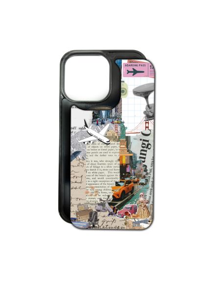 Husa MagChange pentru iPhone 15 Pro Max — design Travel, Navy Blue
