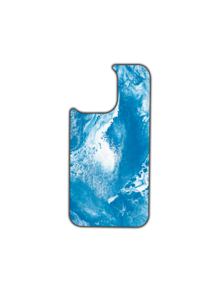 Placa MagChange pentru Apple iPhone 12 — design Blue Wave