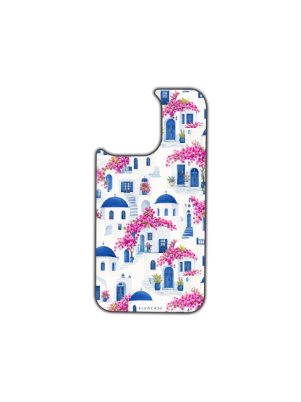 Placa MagChange pentru Apple iPhone 15 Plus — design Santorini
