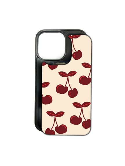 Husa MagChange pentru iPhone 16 Pro Max — design Cherry Bomb, Black